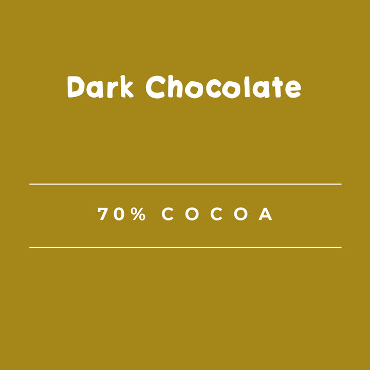 GNAW Dark Chocolate Bar 70% Cocoa Info