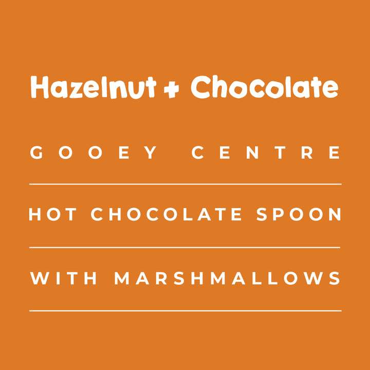 GNAW Hazelnut & Chocolate Soft Centre Hot Chocolate Stiirrer Info