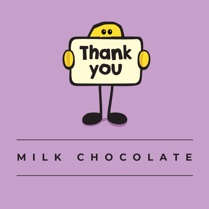 GNAW Thank You Chocolate Gift Bar Info