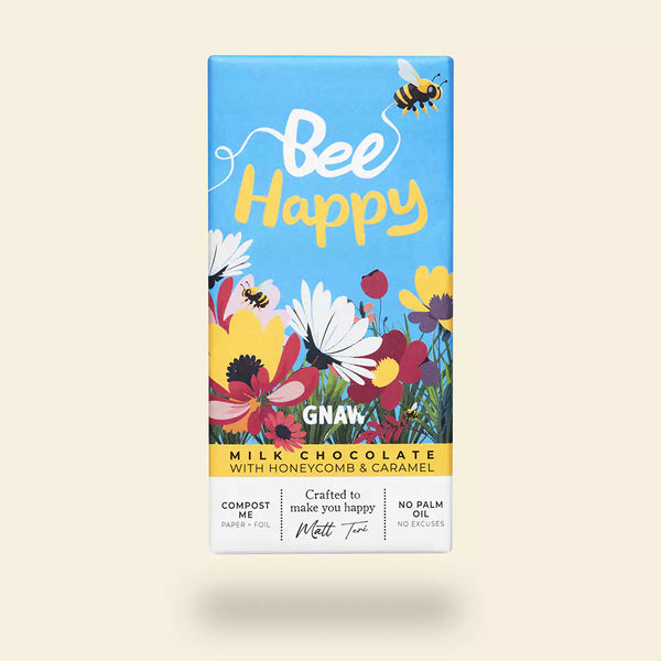 'Bee Happy' - Honeycomb & Caramel Gift Bar