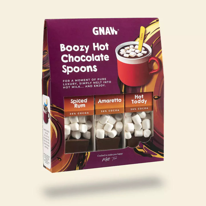 GNAW Boozy Hot Chocolate Spoon Gift Set