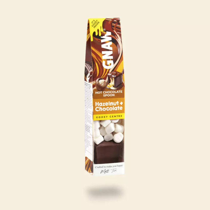 GNAW Hazelnut & Chocolate Soft Centre Hot Chocolate Spoon