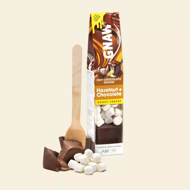 GNAW Hazelnut & Chocolate Soft Centre Hot Chocolate Spoon