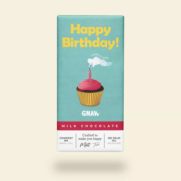 'Happy birthday' - Milk Chocolate Gift Bar