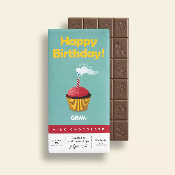 'Happy birthday' - Milk Chocolate Gift Bar