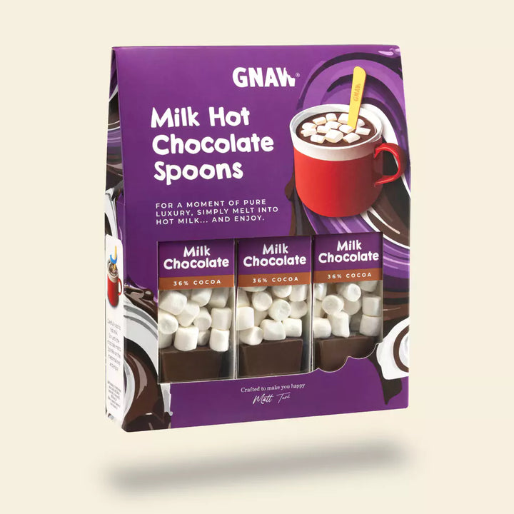 GNAW Milk Hot Chocolate Spoon Gift Set