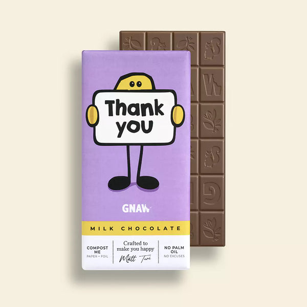 'Thank You' - Milk Chocolate Gift Bar